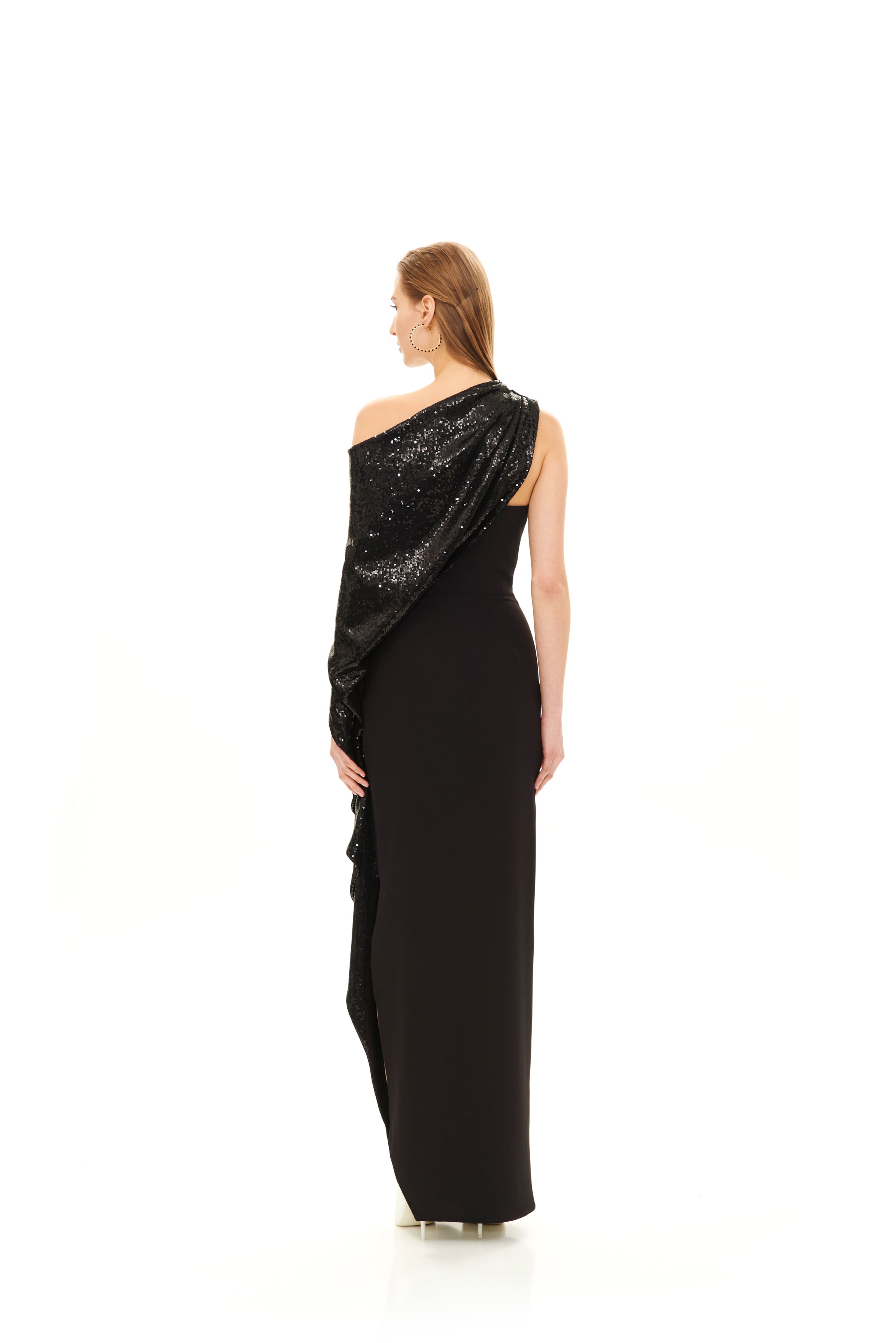 TUBE MAXI DRESS WITH MANTELLA