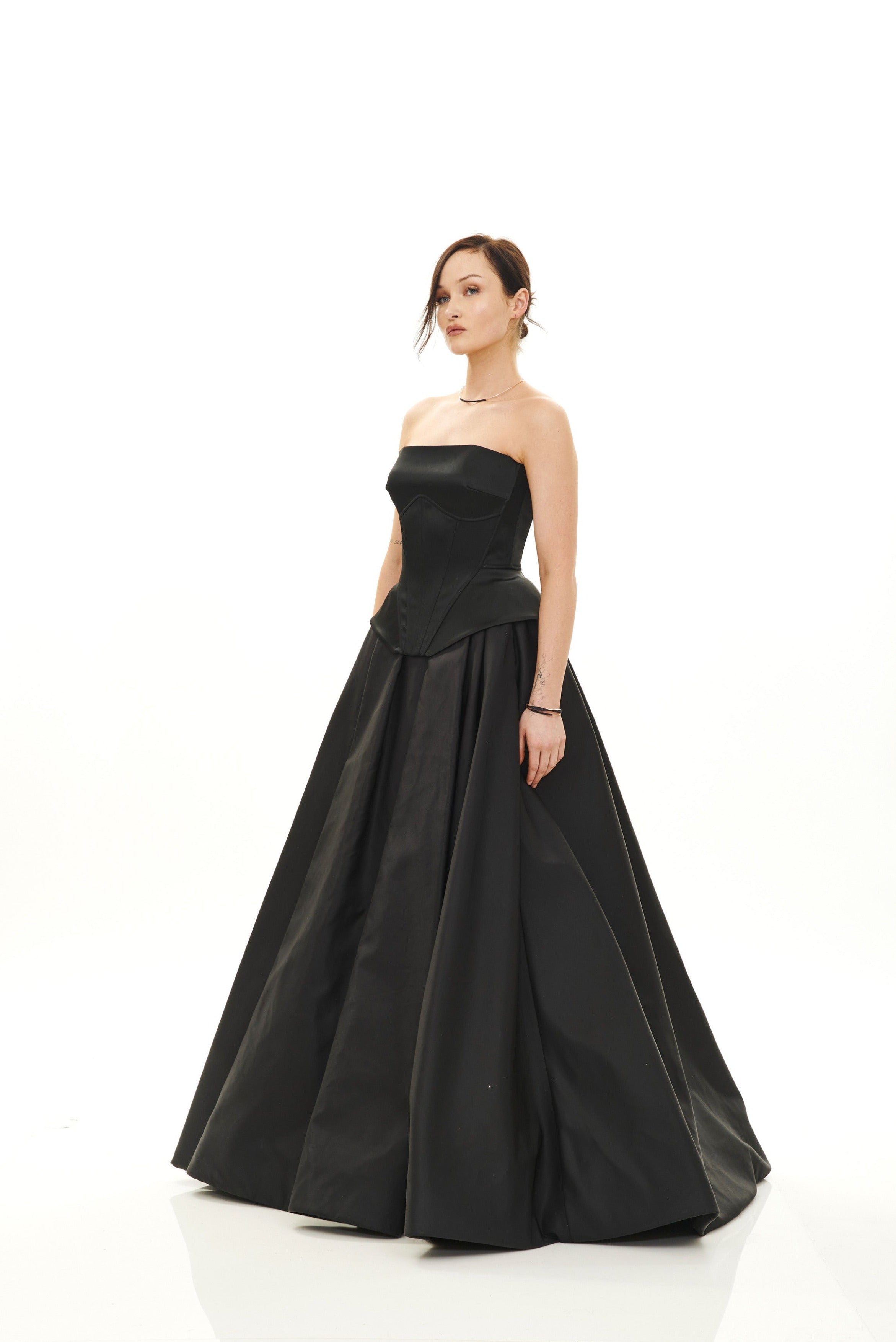 MULTI CUT TAILOR CORSET BALL GOWN