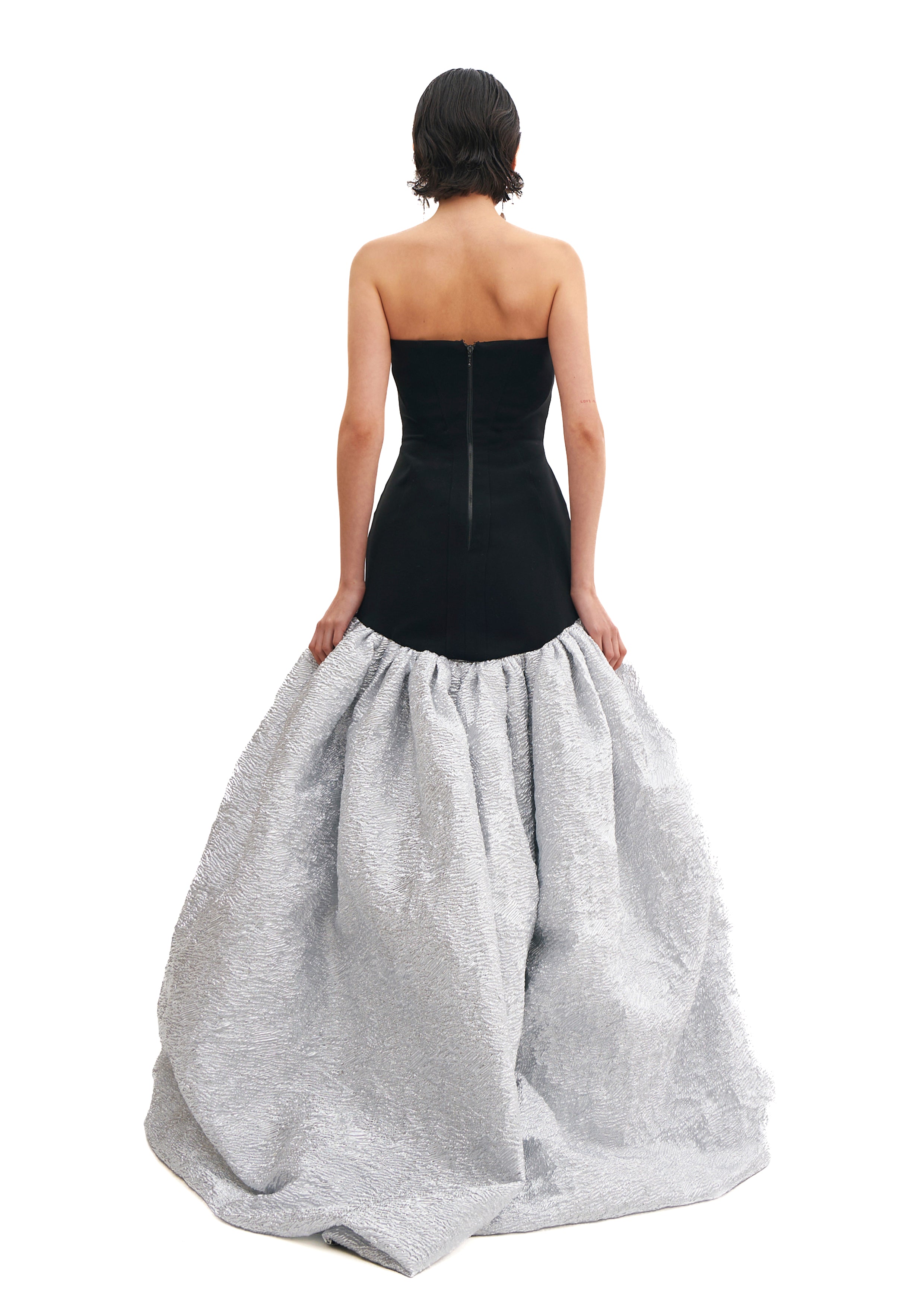 RADIANCE JACQUARD BALL GOWN WITH CORSET