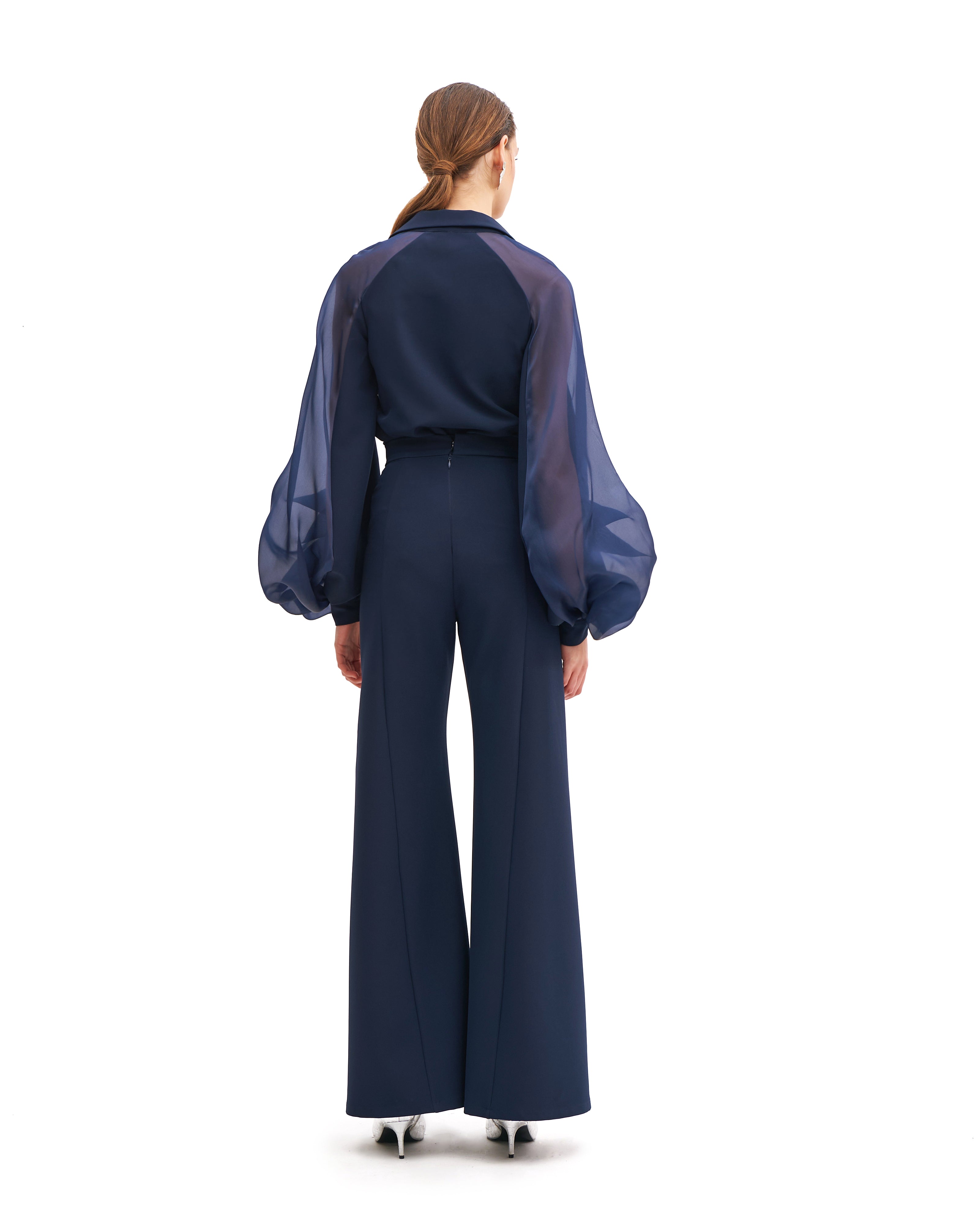 SILK ORGANZA JULIET SLEEVES SHIRT