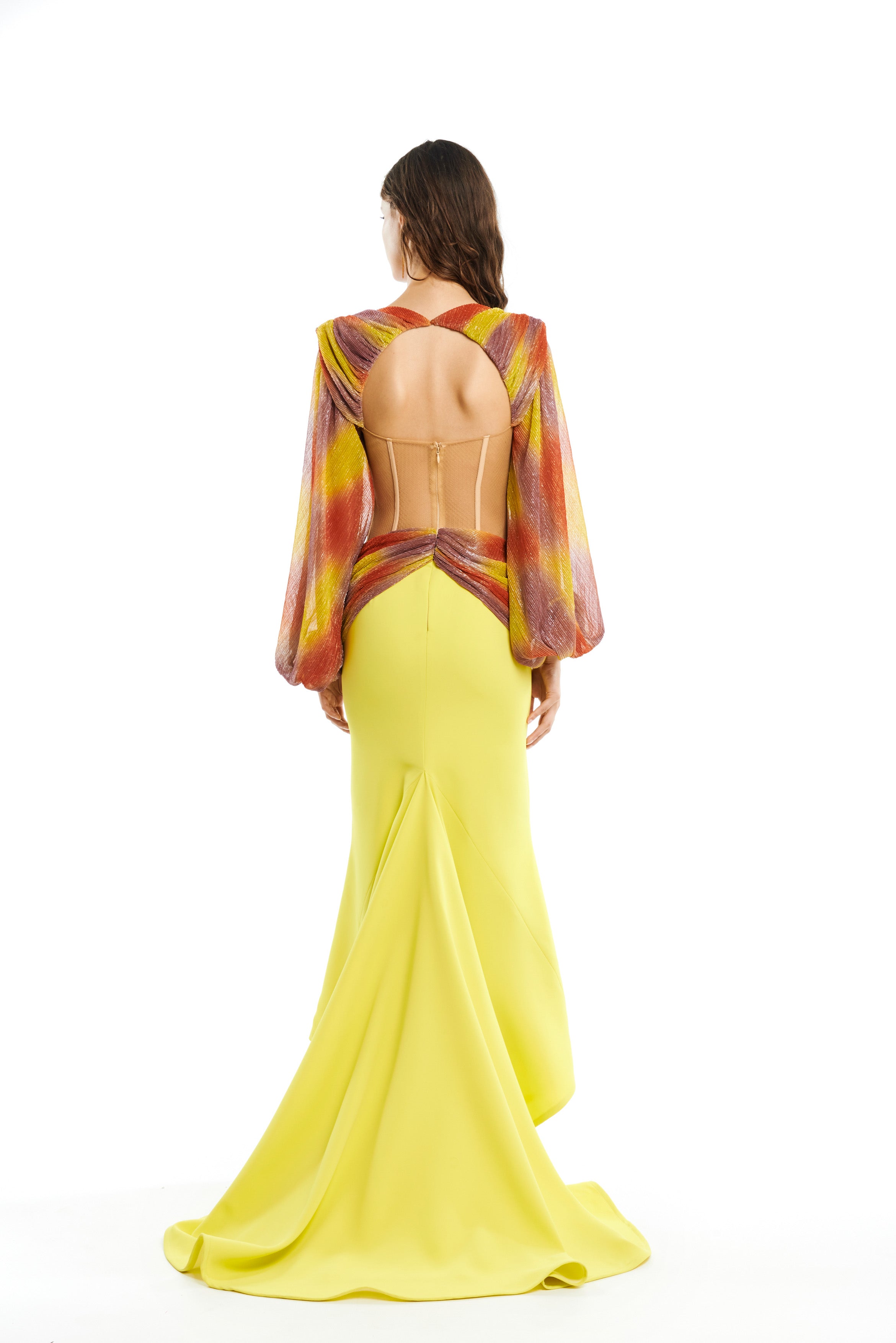 #color_plisse tie-dye sunset + yellow cady