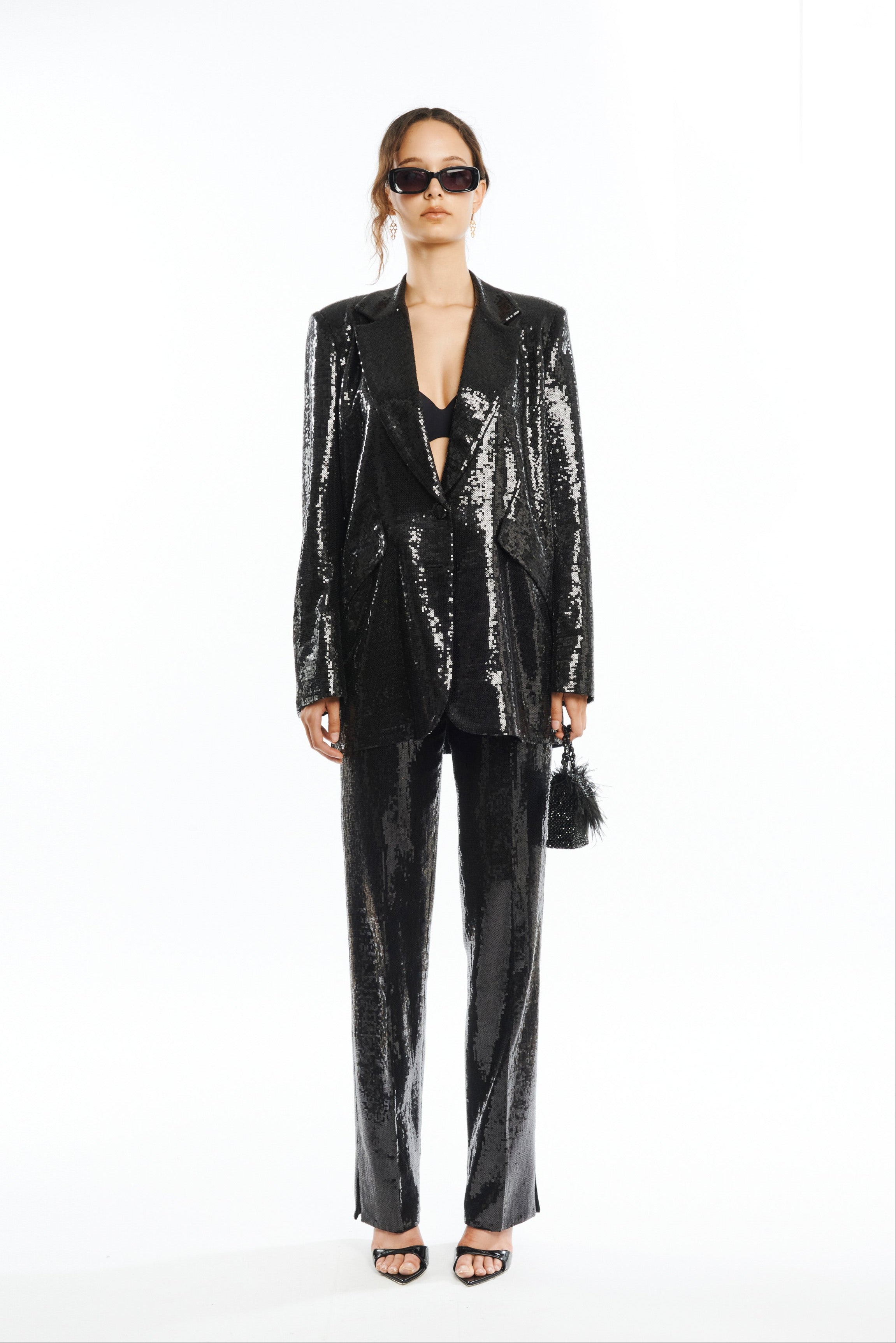 STRAIGHT LEG TROUSERS