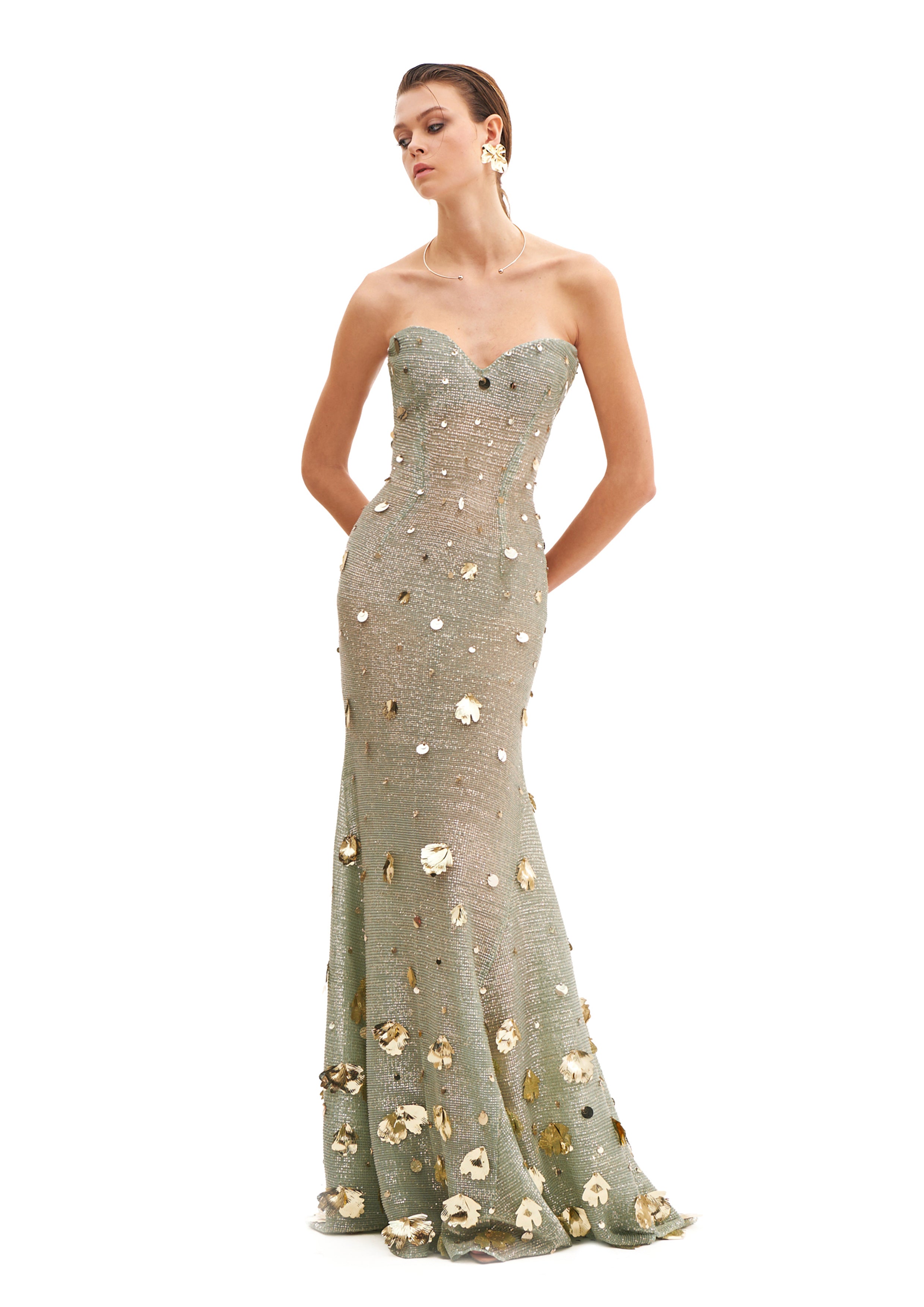 STARRY SERENITY DRESS WITH GOLDEN IVY