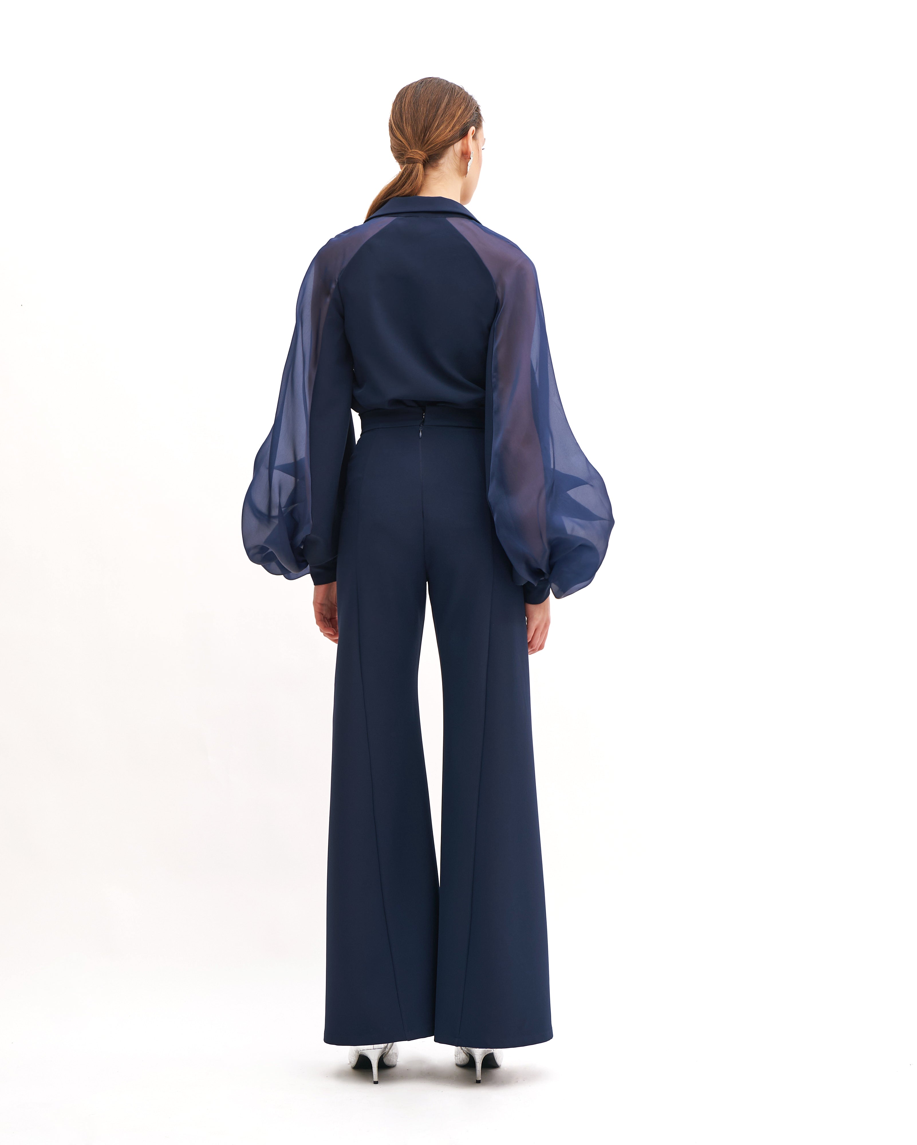 SILK ORGANZA JULIET SLEEVES SHIRT