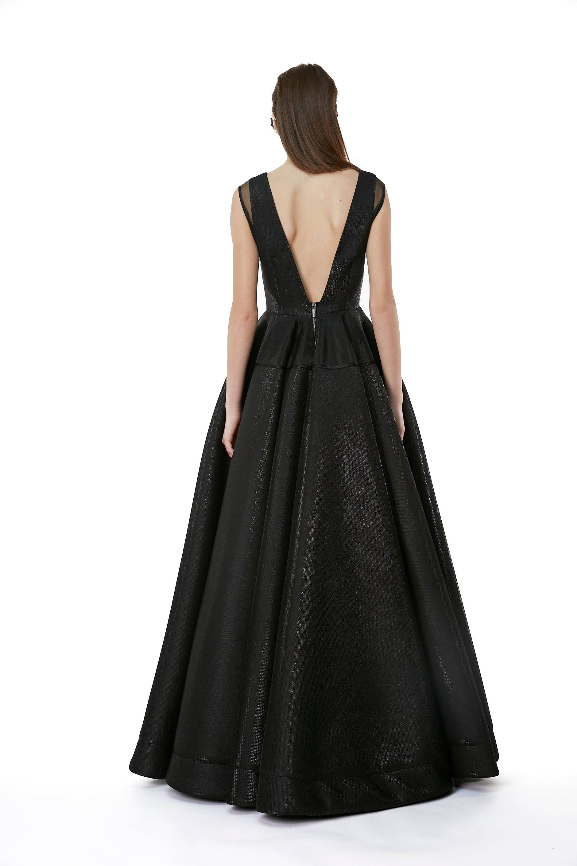 TECHNICAL FABRIC VOLUME DRESS