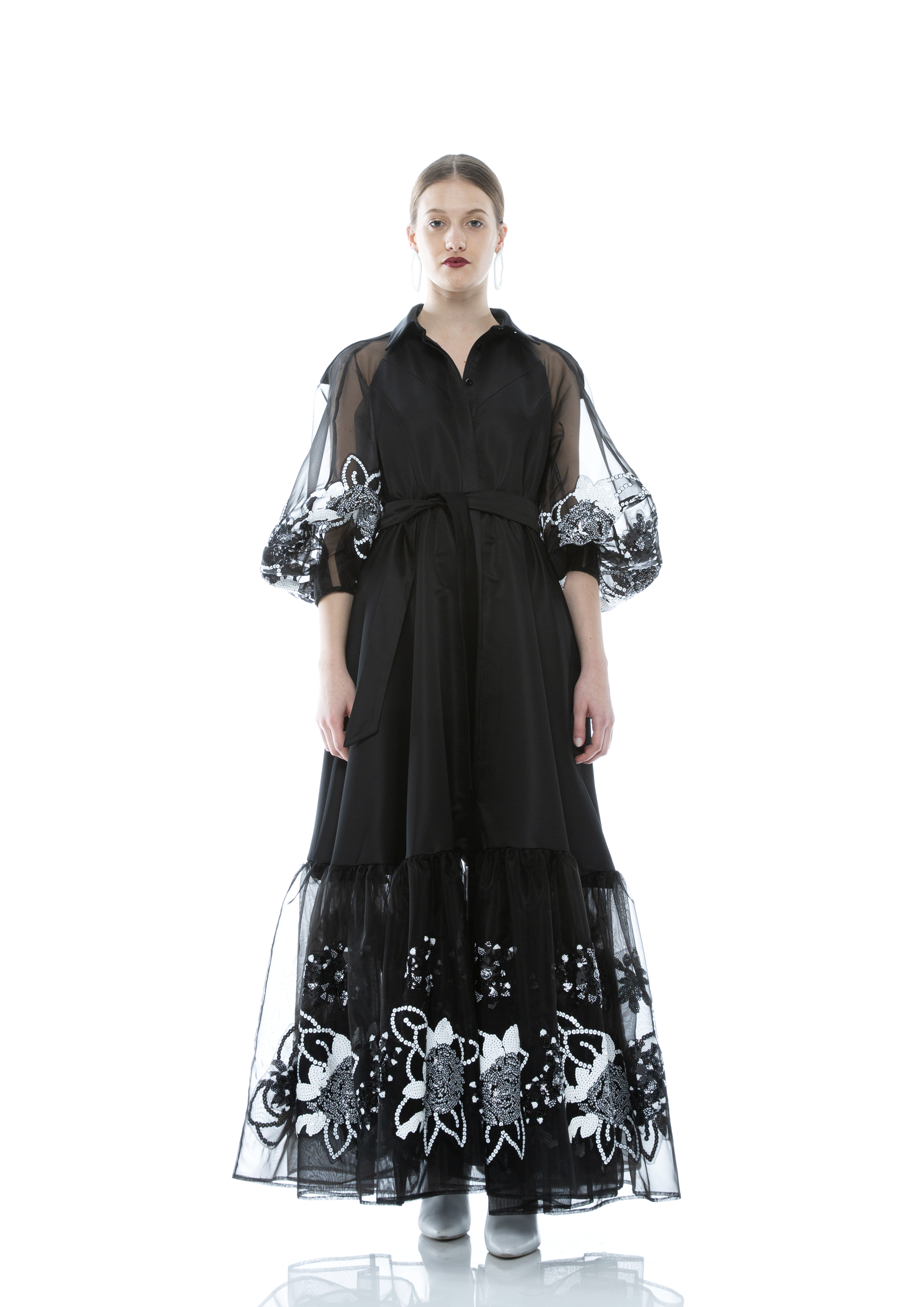 FLORA SEQUINS CHEMISIER