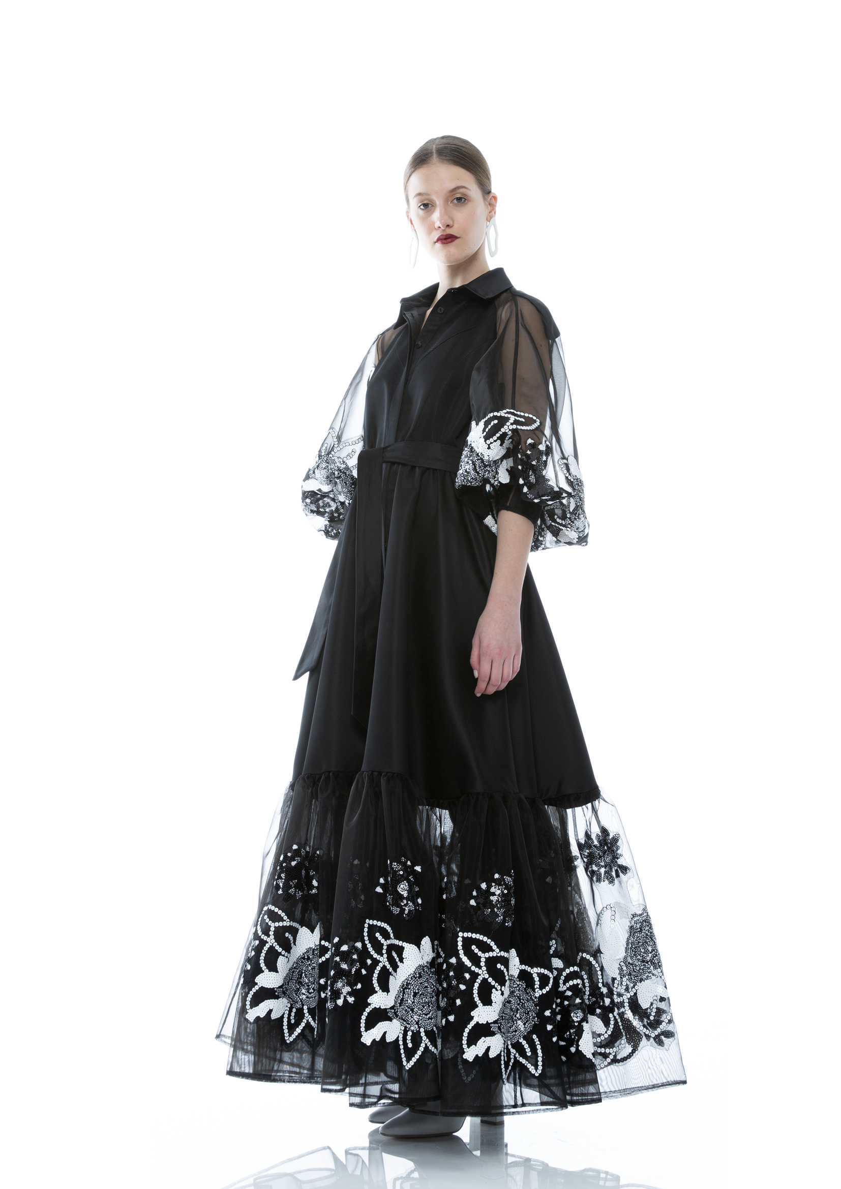 FLORA SEQUINS CHEMISIER