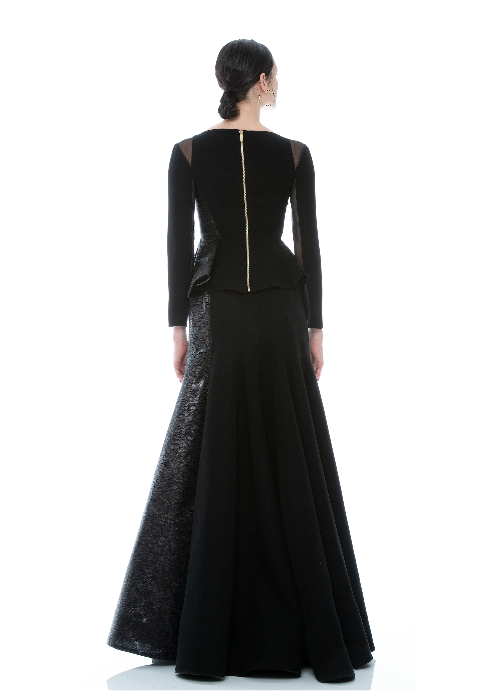 ASYMMETRICAL JACQUARD TOP