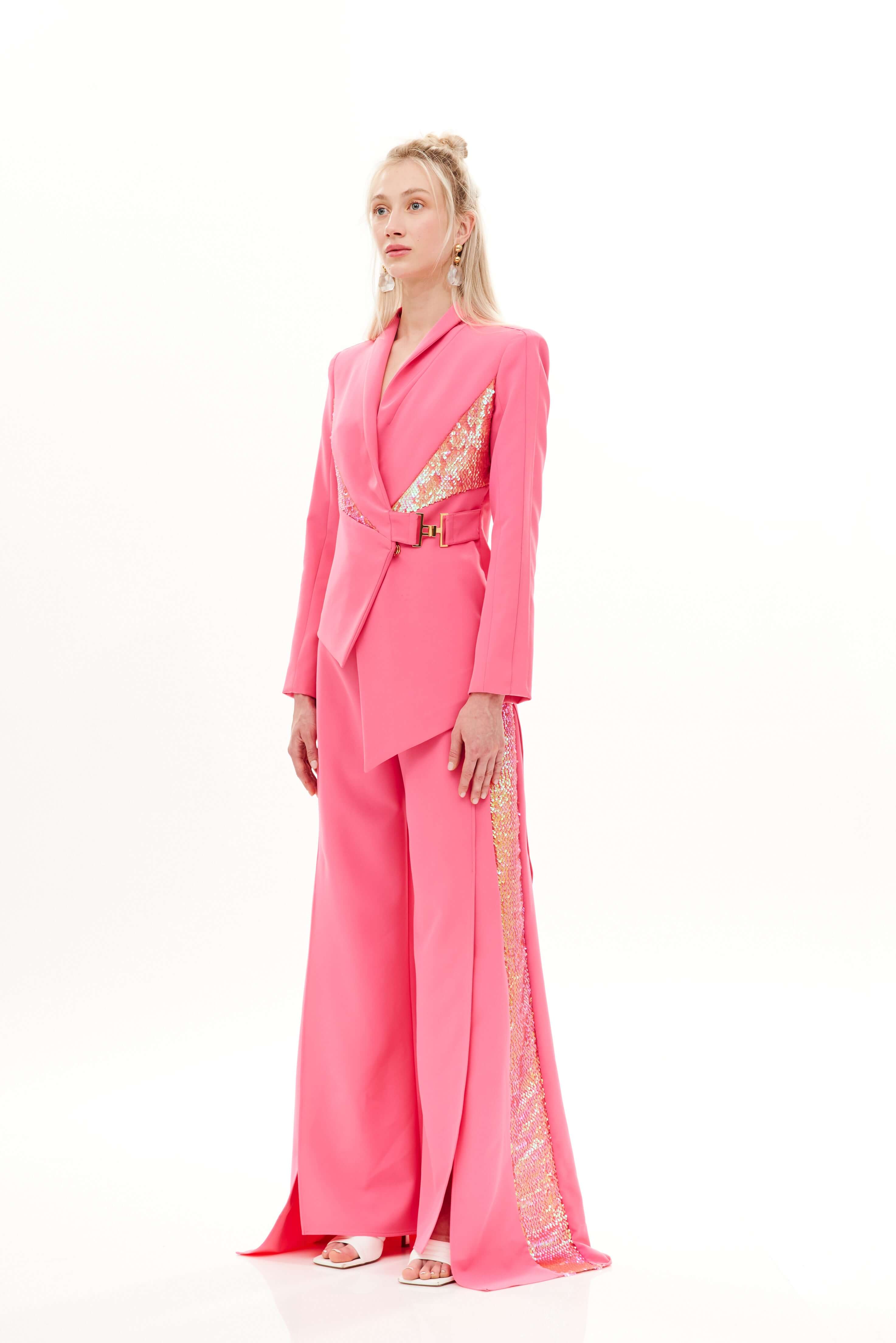 ASYMMETRIC CUT OUT BLAZER
