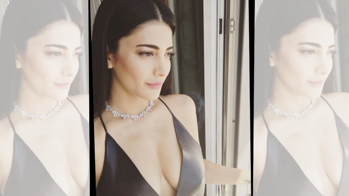 What is Shruti Hassan doing with Neil Gaiman at Cannes?