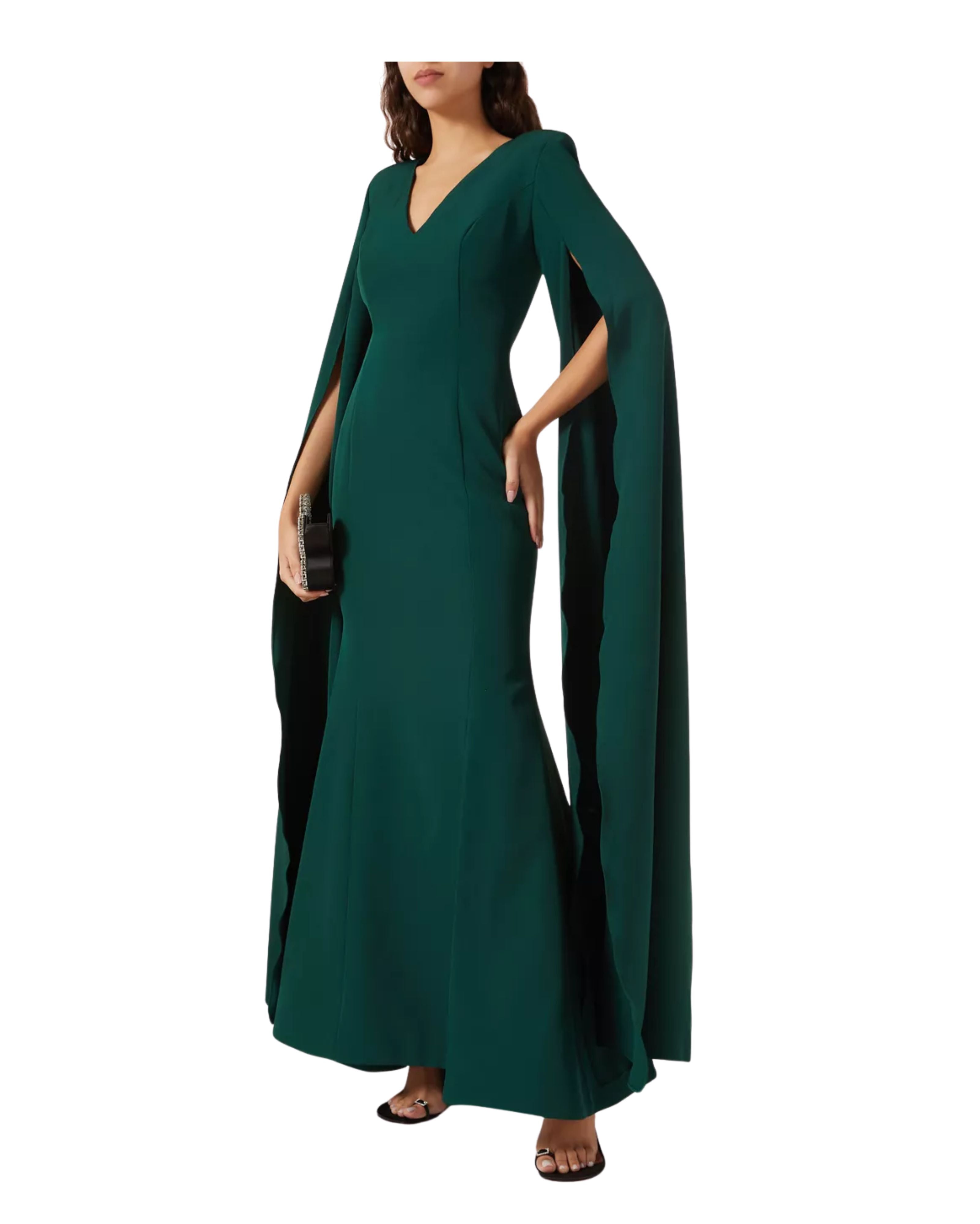 SCULPTED HARMONY WATERFALL GOWN