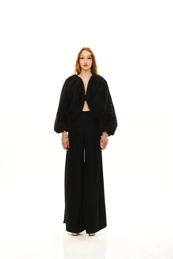 VOLUMINOUS BOLERO JACKET + BELT
