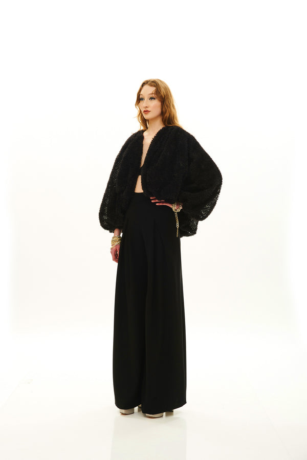 VOLUMINOUS BOLERO JACKET + BELT