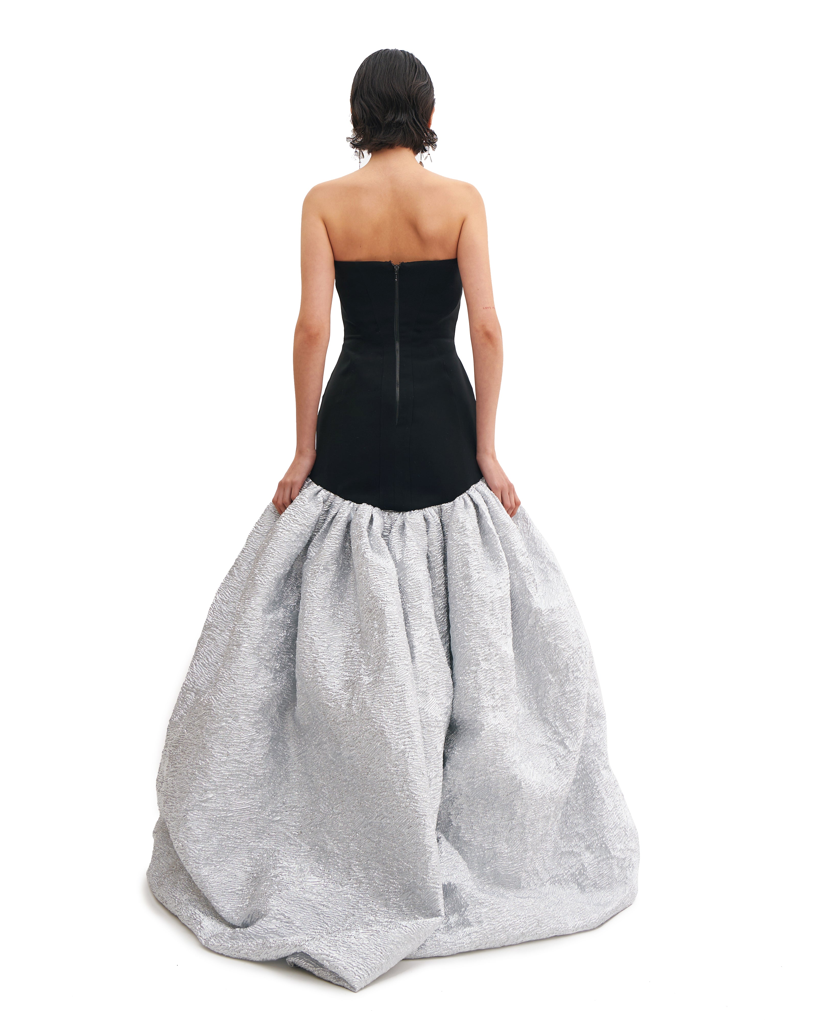 RADIANCE JACQUARD BALL GOWN WITH CORSET