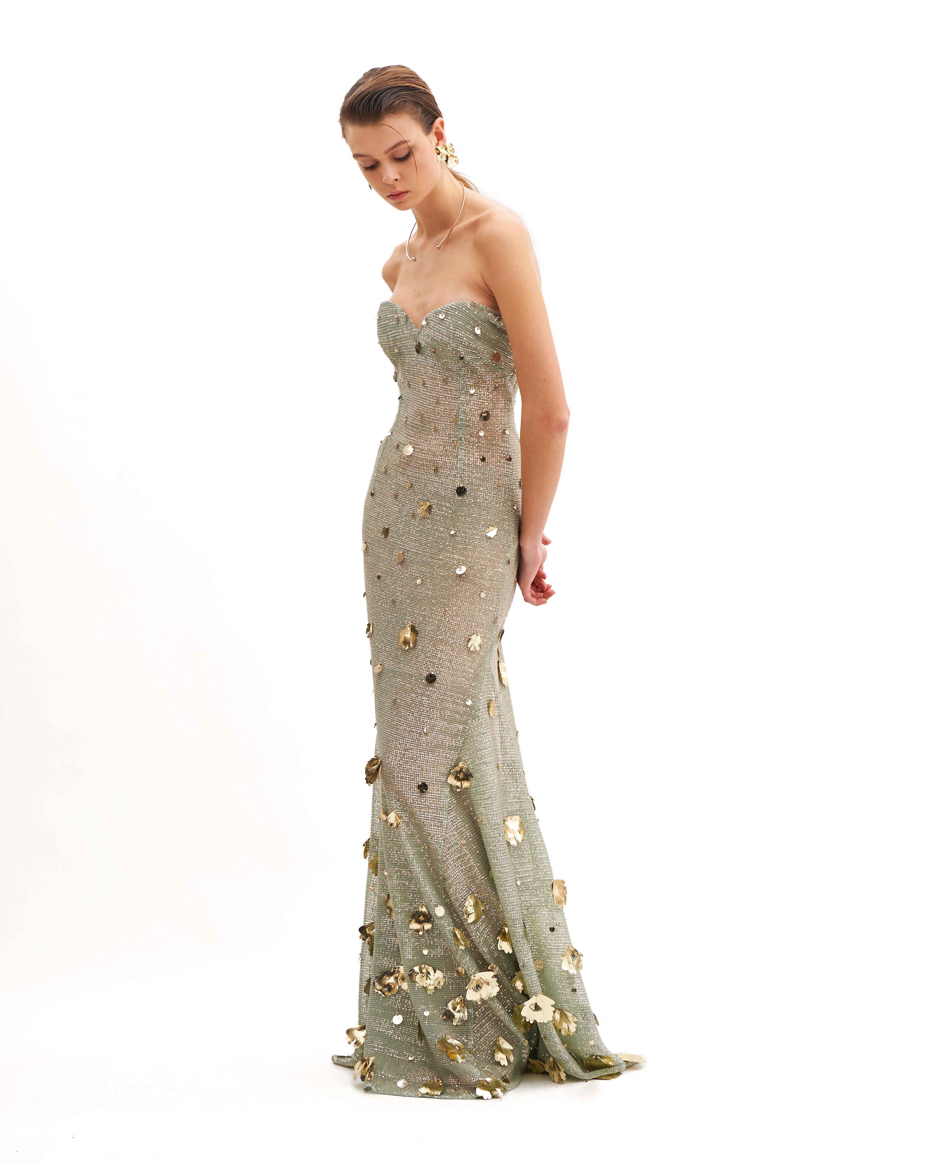 STARRY SERENITY DRESS WITH GOLDEN IVY