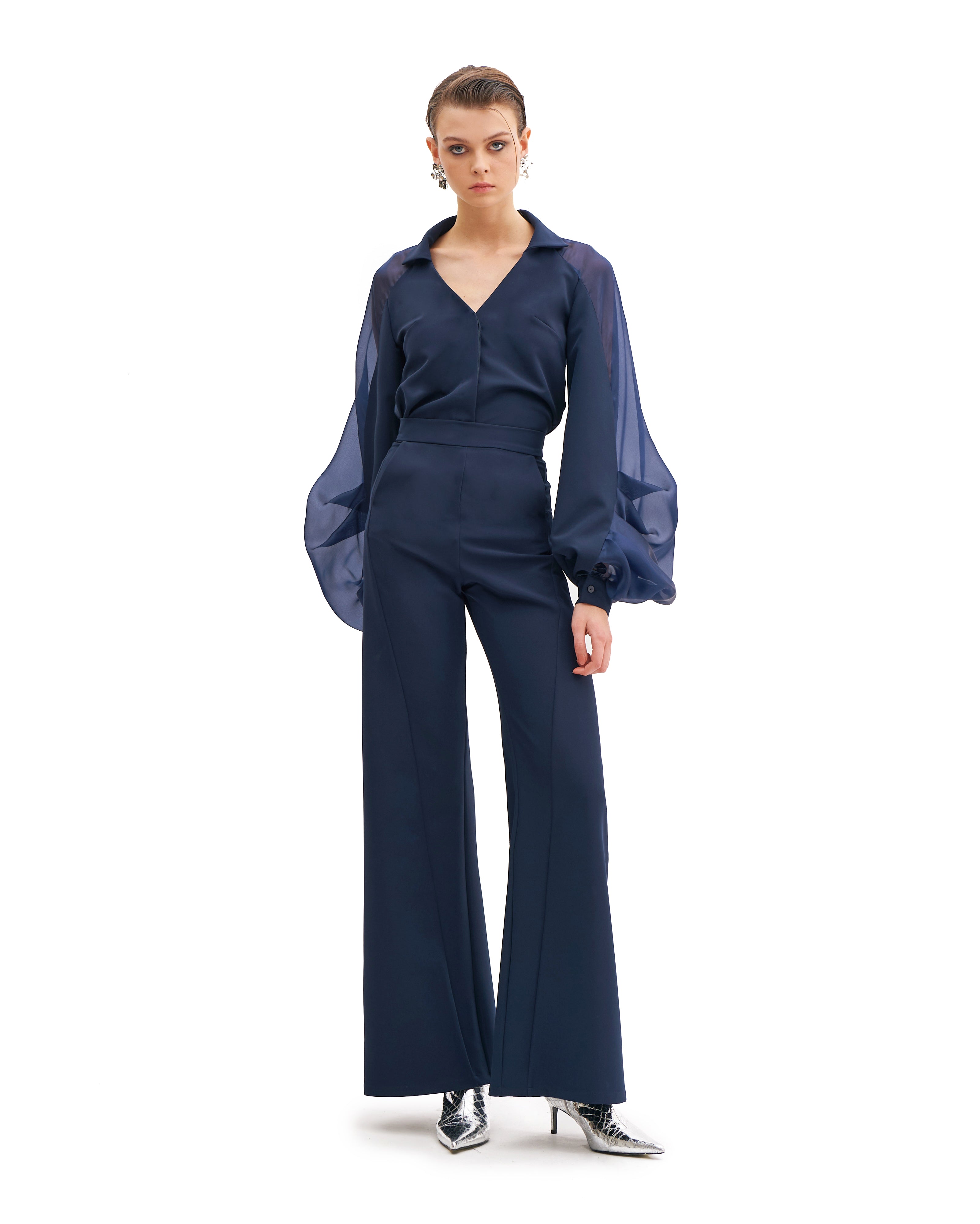 SILK ORGANZA  JULIET SLEEVES SHIRT
