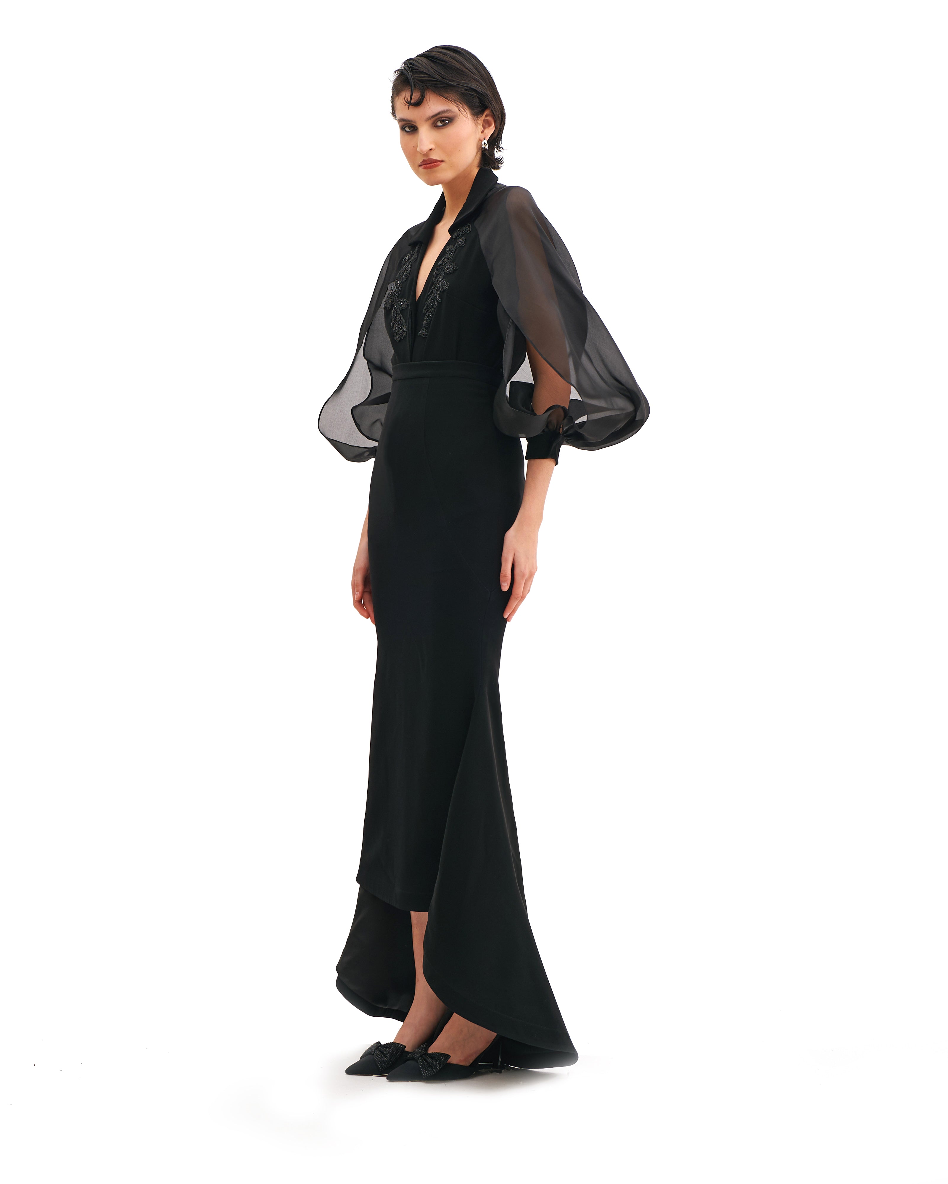 BACK QUE MAXI  SKIRT