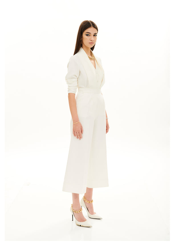 SCARF NECK TOP WITH SLEEVES