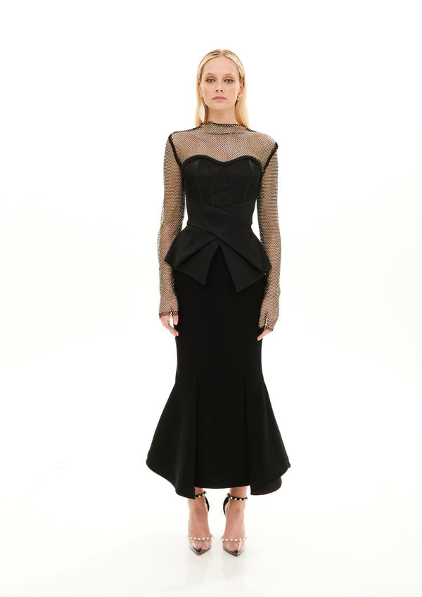 WAIST PLEATED BELT CORSET