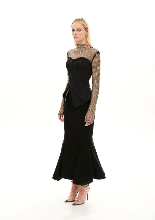 WAIST PLEATED BELT CORSET