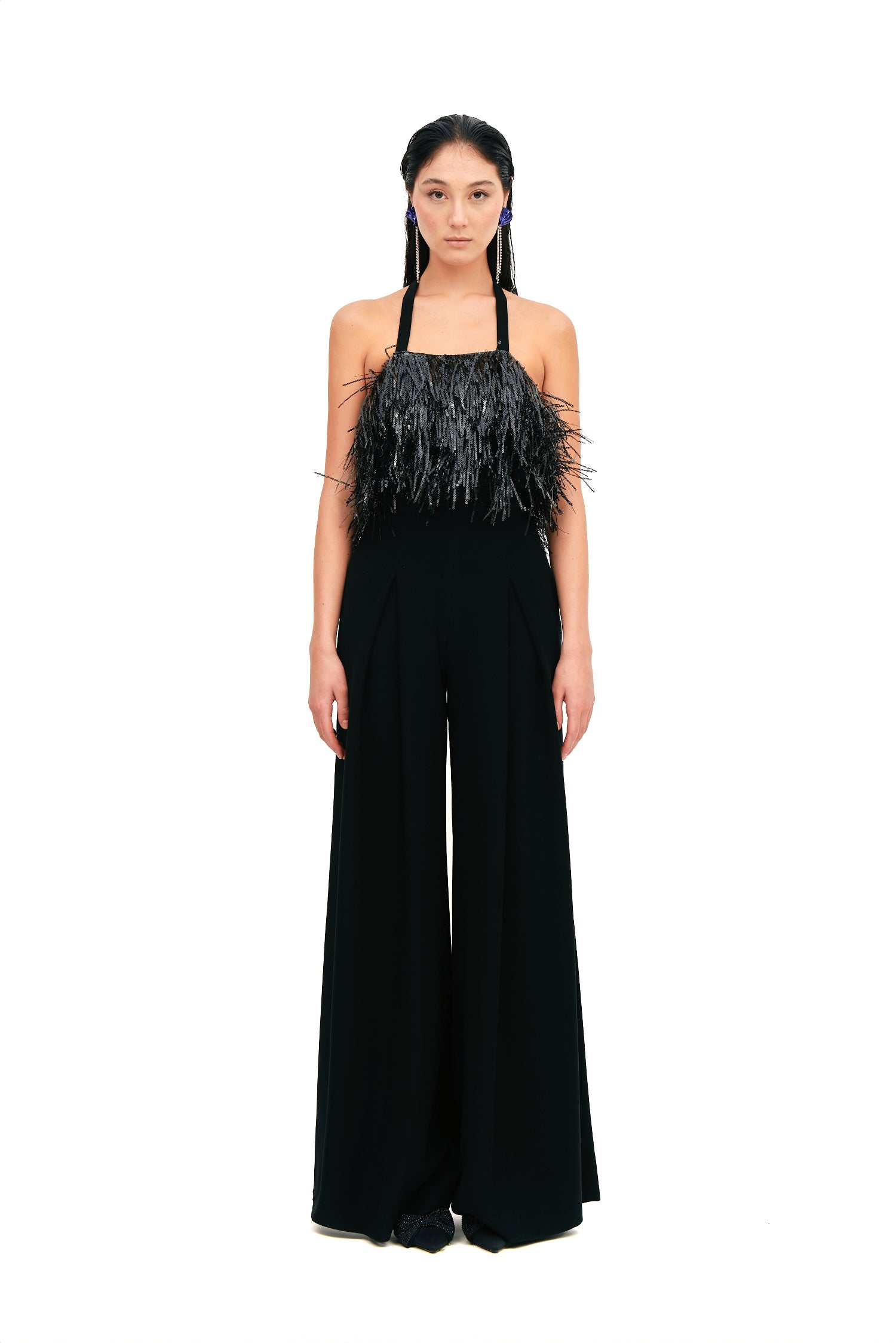 CHAINETTE FRINGES BAND WITH STRAPS