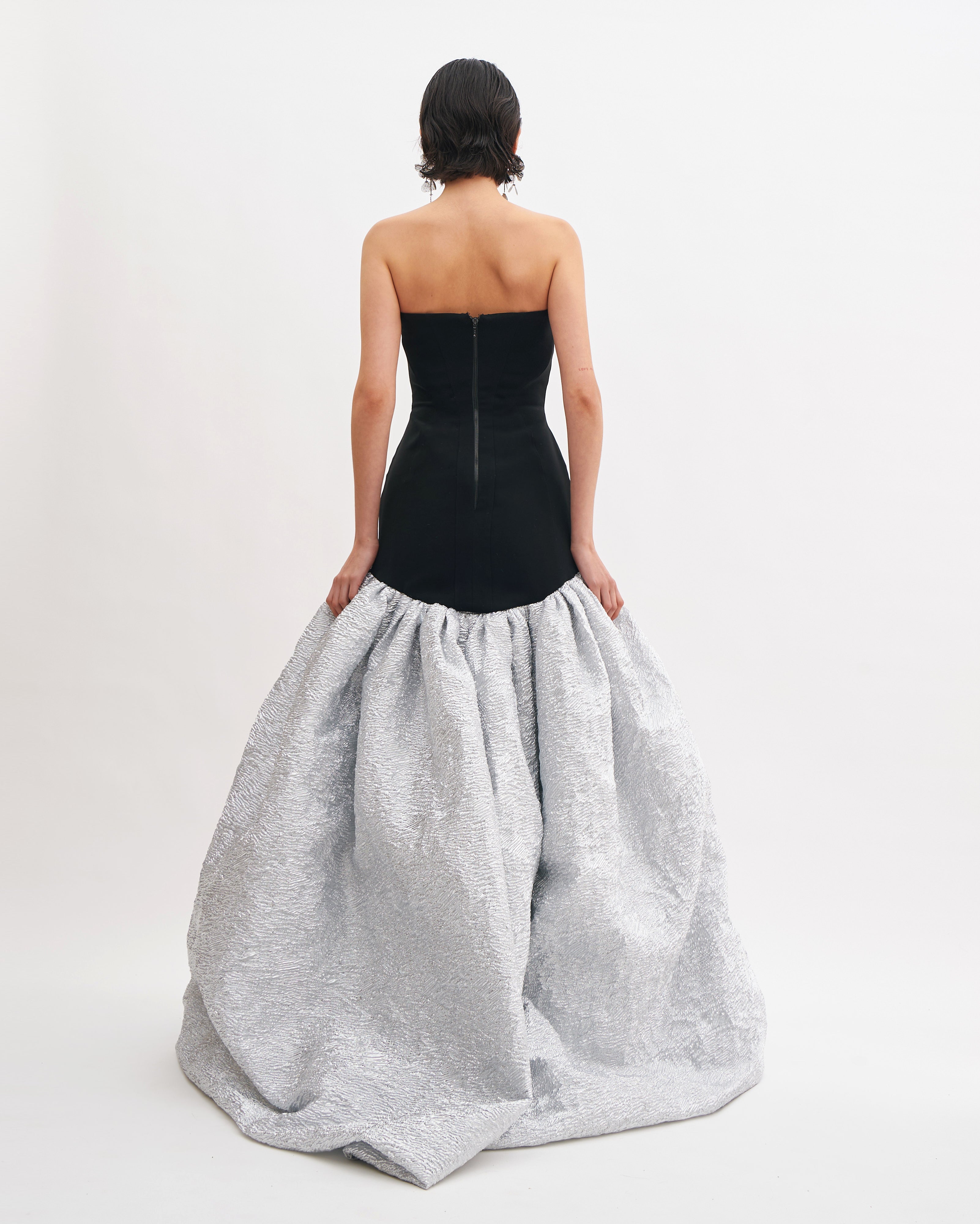 RADIANCE JACQUARD BALL GOWN WITH CORSET