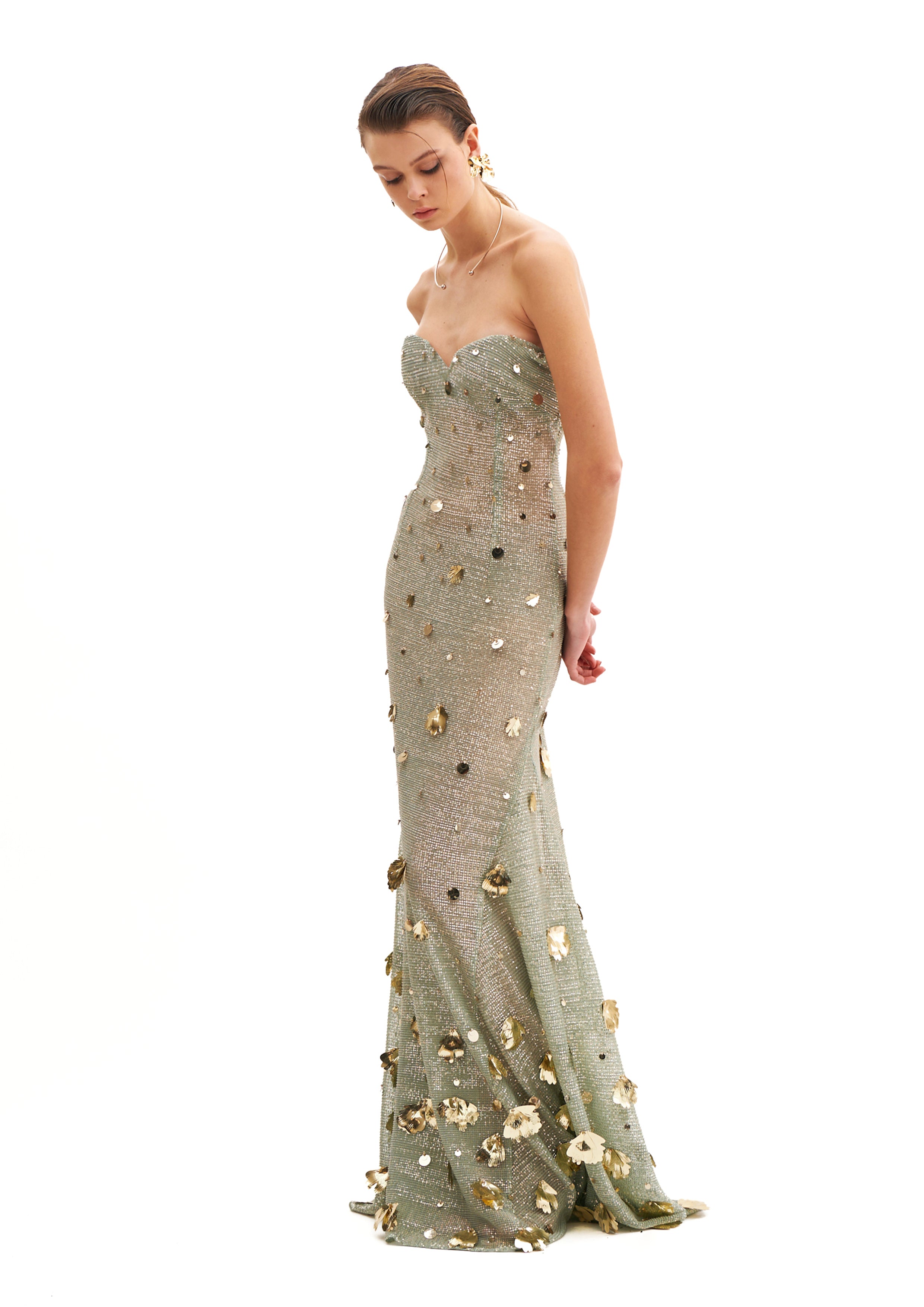 STARRY SERENITY DRESS WITH GOLDEN IVY