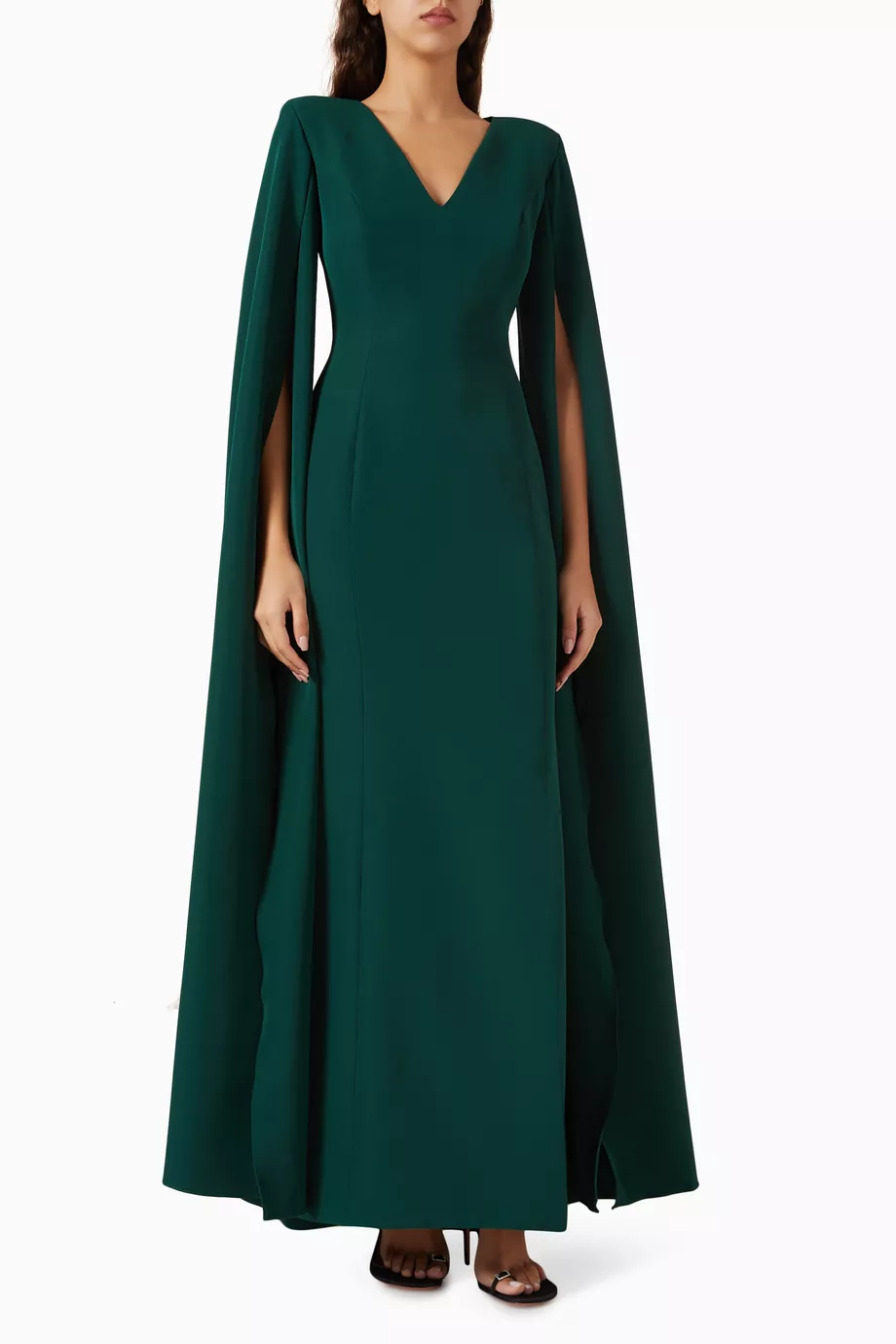 SCULPTED HARMONY WATERFALL GOWN