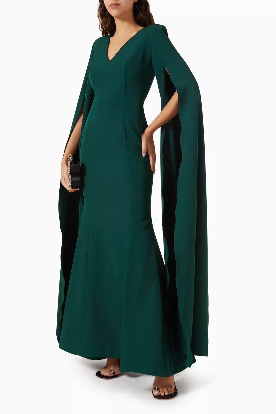SCULPTED HARMONY WATERFALL GOWN