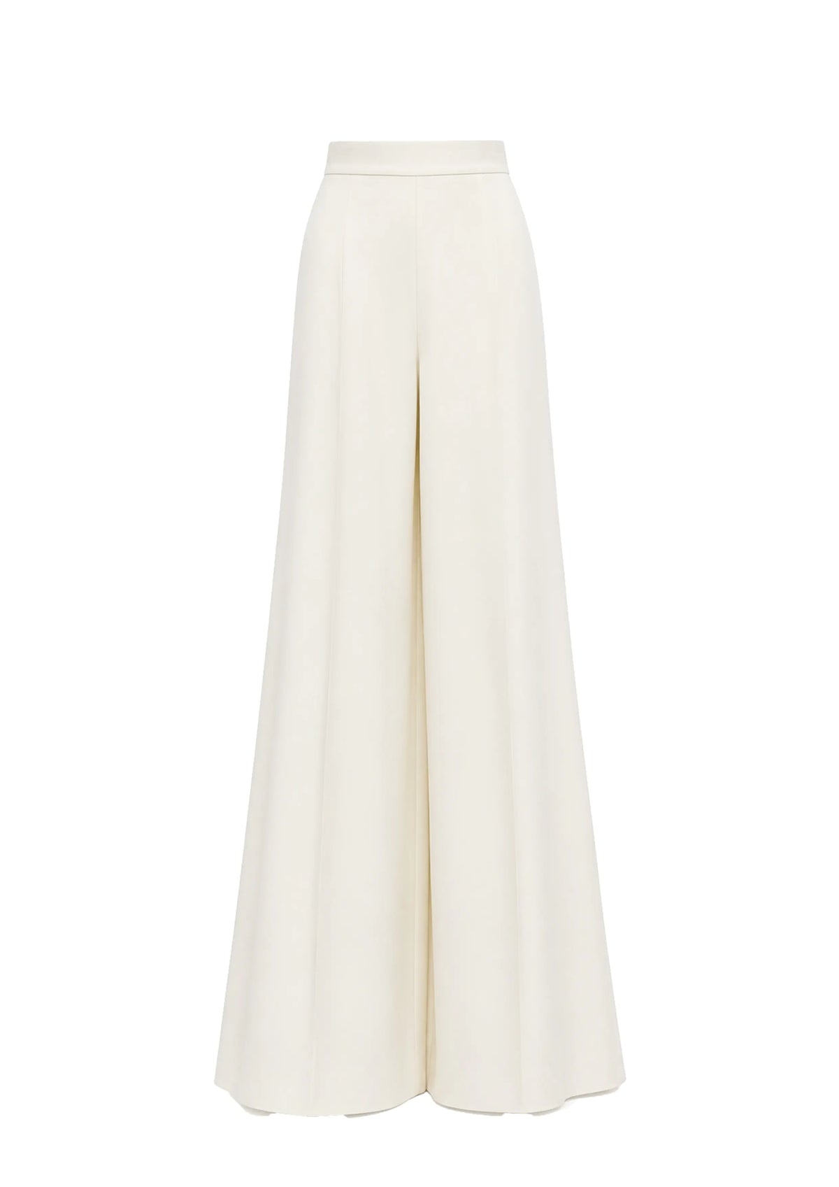 Bianca High-Waist Pleated Cady Trousers