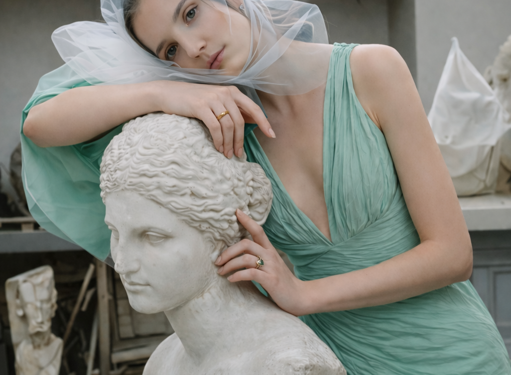 Avaro Figlio Spring Summer 2026 lookbook opening image, pastel Mediterranean palette