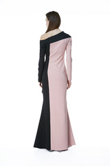 WET LAME' BALZA DRESS