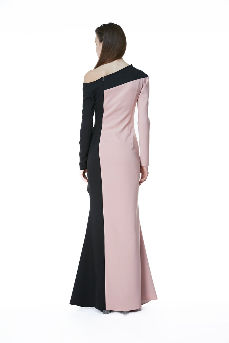 WET LAME' BALZA DRESS
