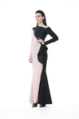 WET LAME' BALZA DRESS