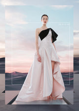 BOW SHOULDER BALLGOWN