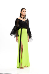 SILHOUETTE SLIT SKIRT