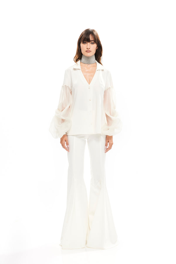 SHIRT WITH MEDUSA SLEEVES