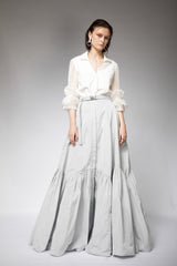 ORGANZA CANDY SLEEVES SHIRT