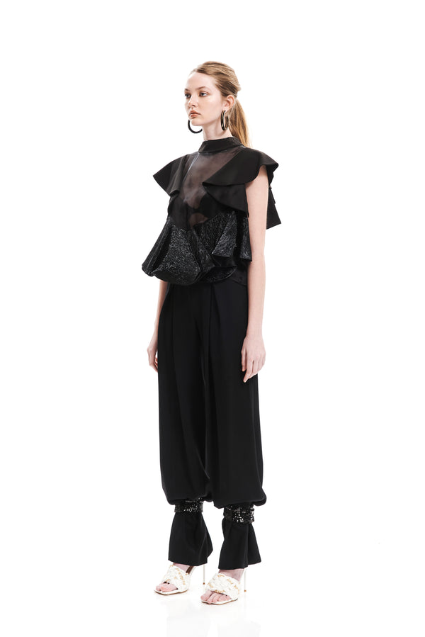 BOTTOM PLEATED PANTS