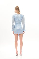 MAX SIPARIO SLEEVES MINI DRESS