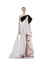 BOW SHOULDER BALLGOWN