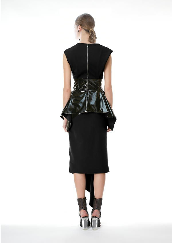 VINYL BASQUINE  DRESS
