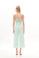 CULOTTE TROUSERS WITH EMBROIDERY