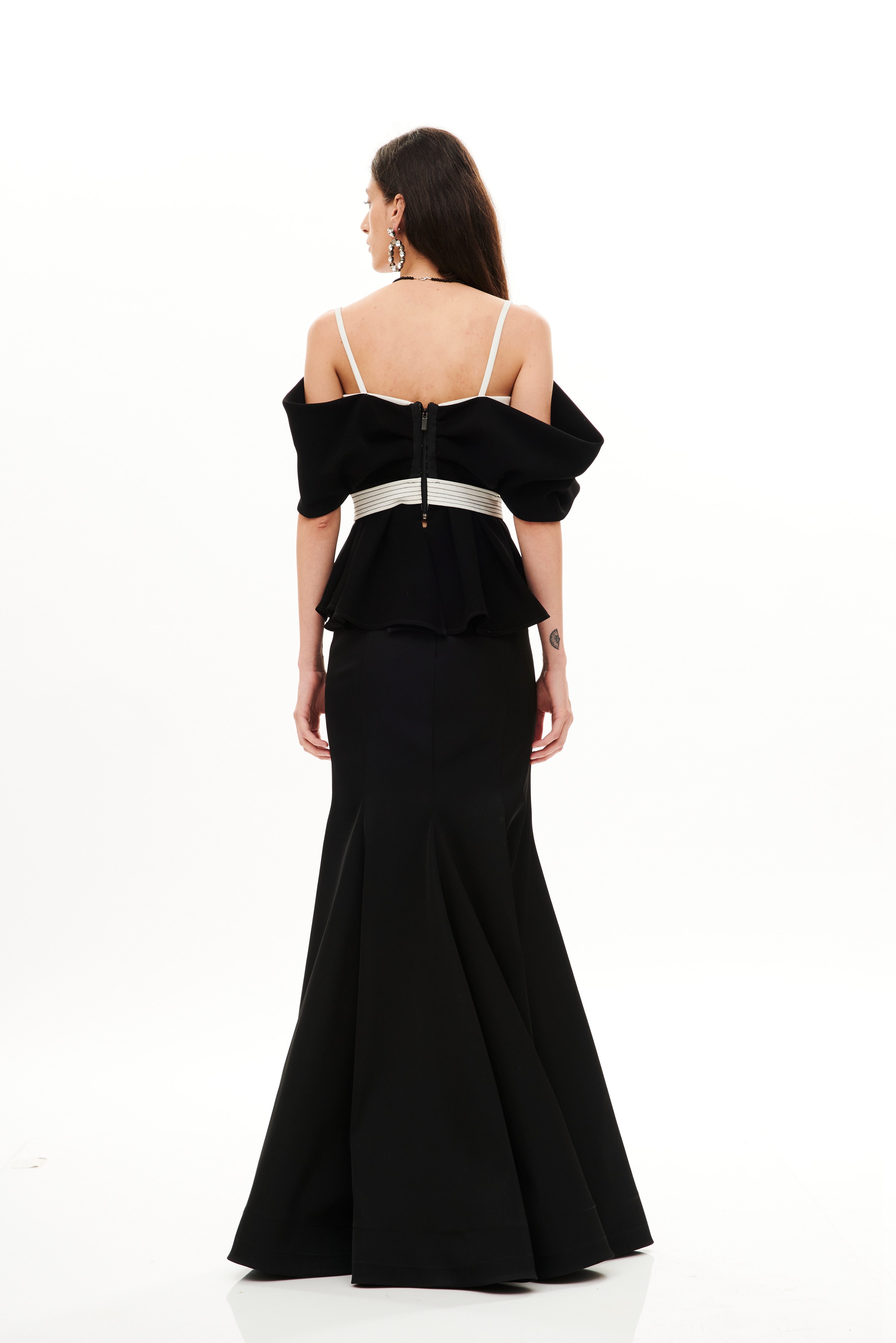 LONG BLACK MERMAID SKIRT