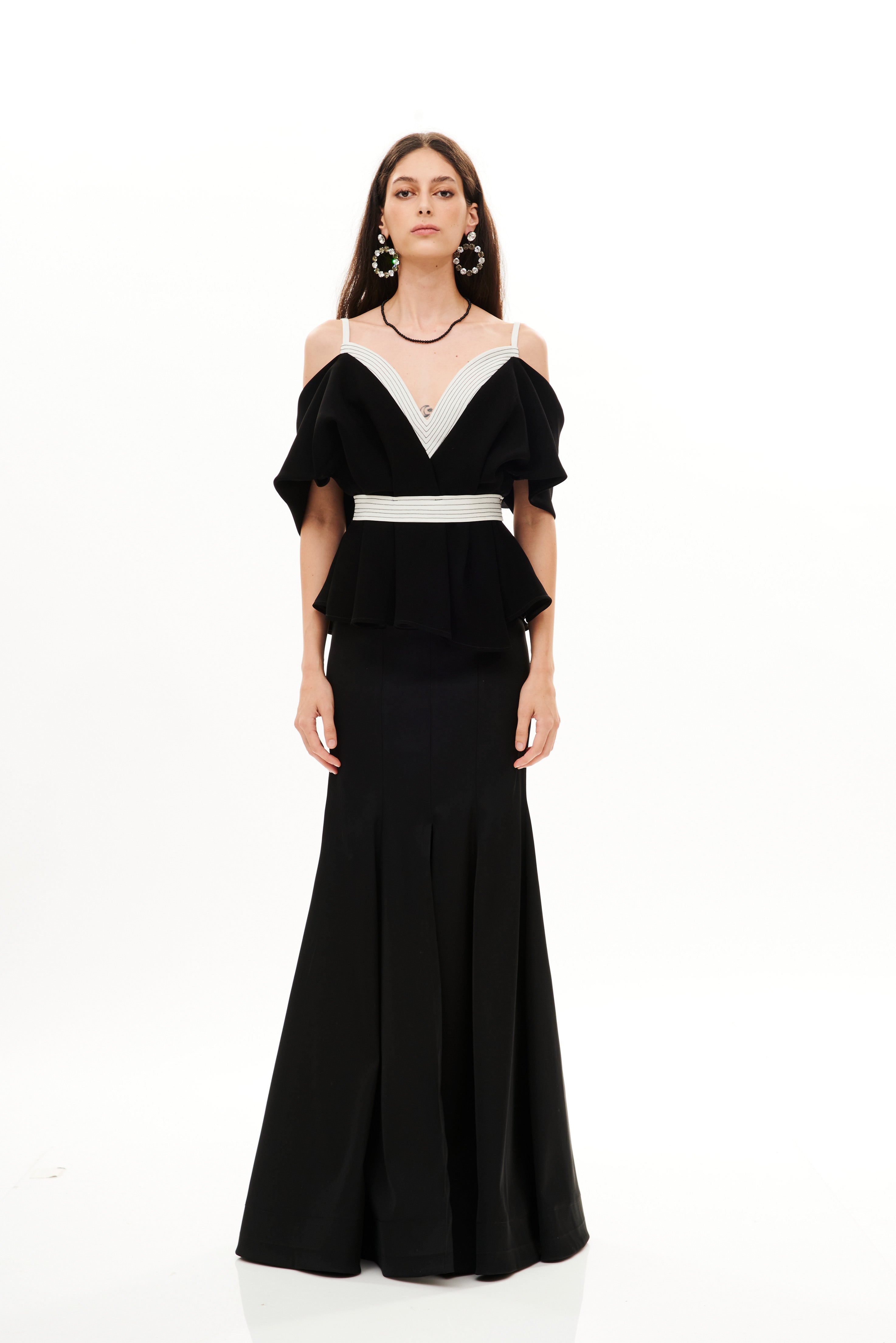 LONG BLACK MERMAID SKIRT