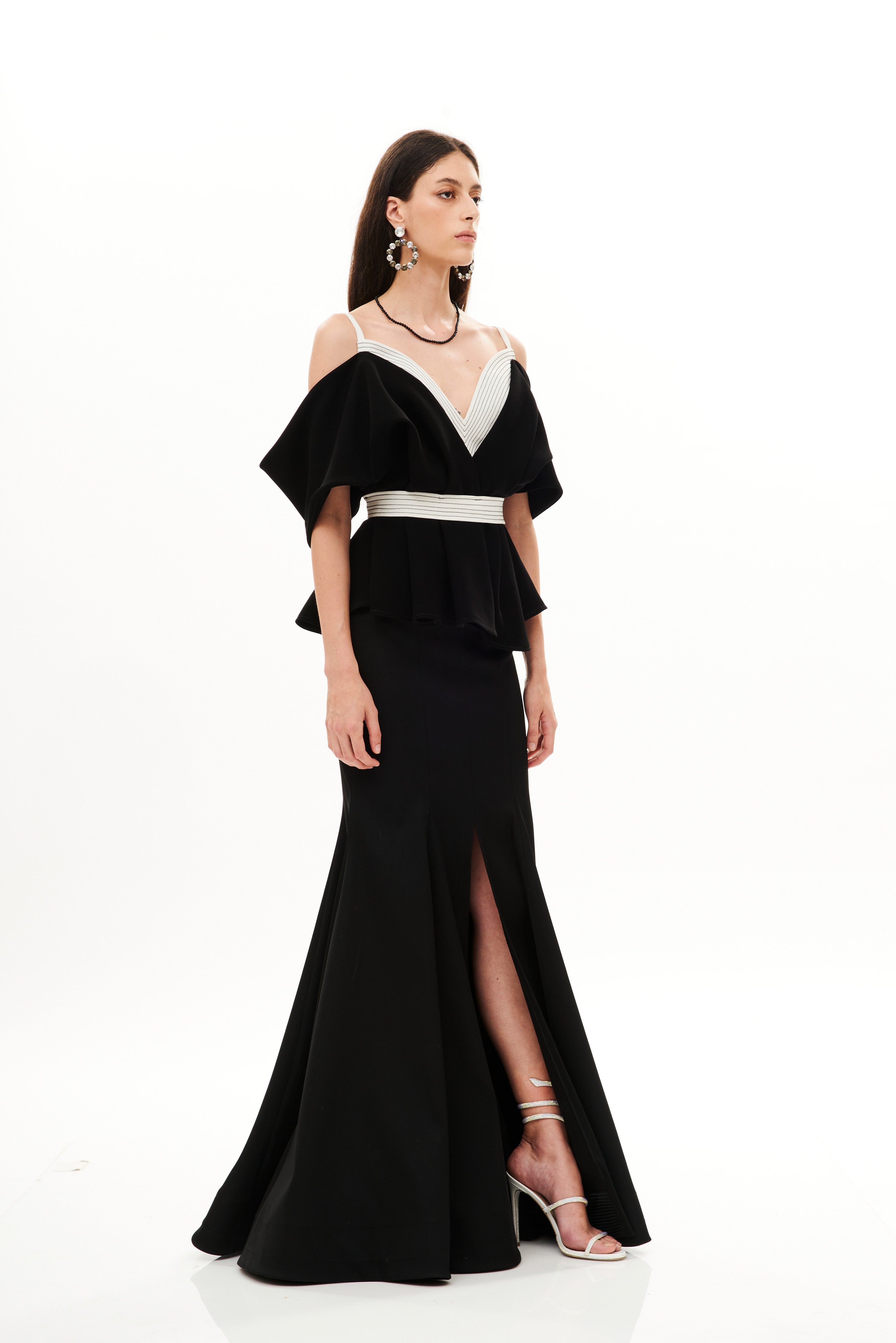 LONG BLACK MERMAID SKIRT