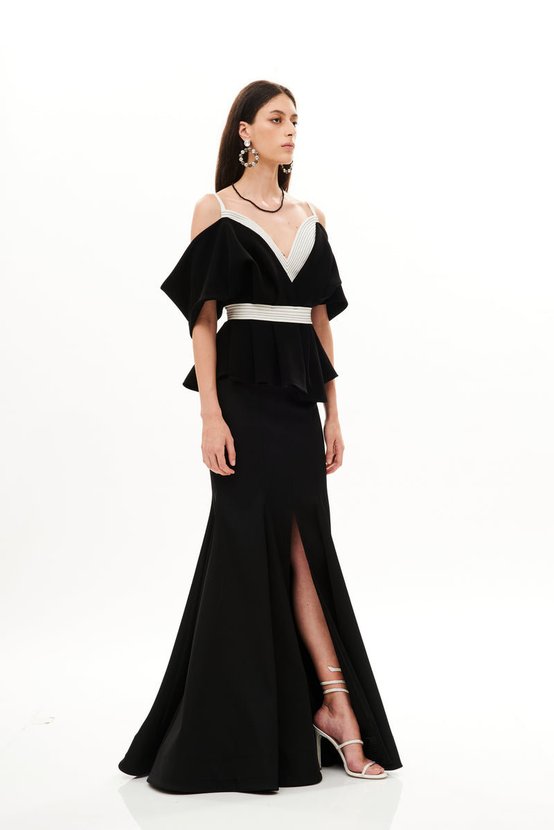 LONG BLACK MERMAID SKIRT