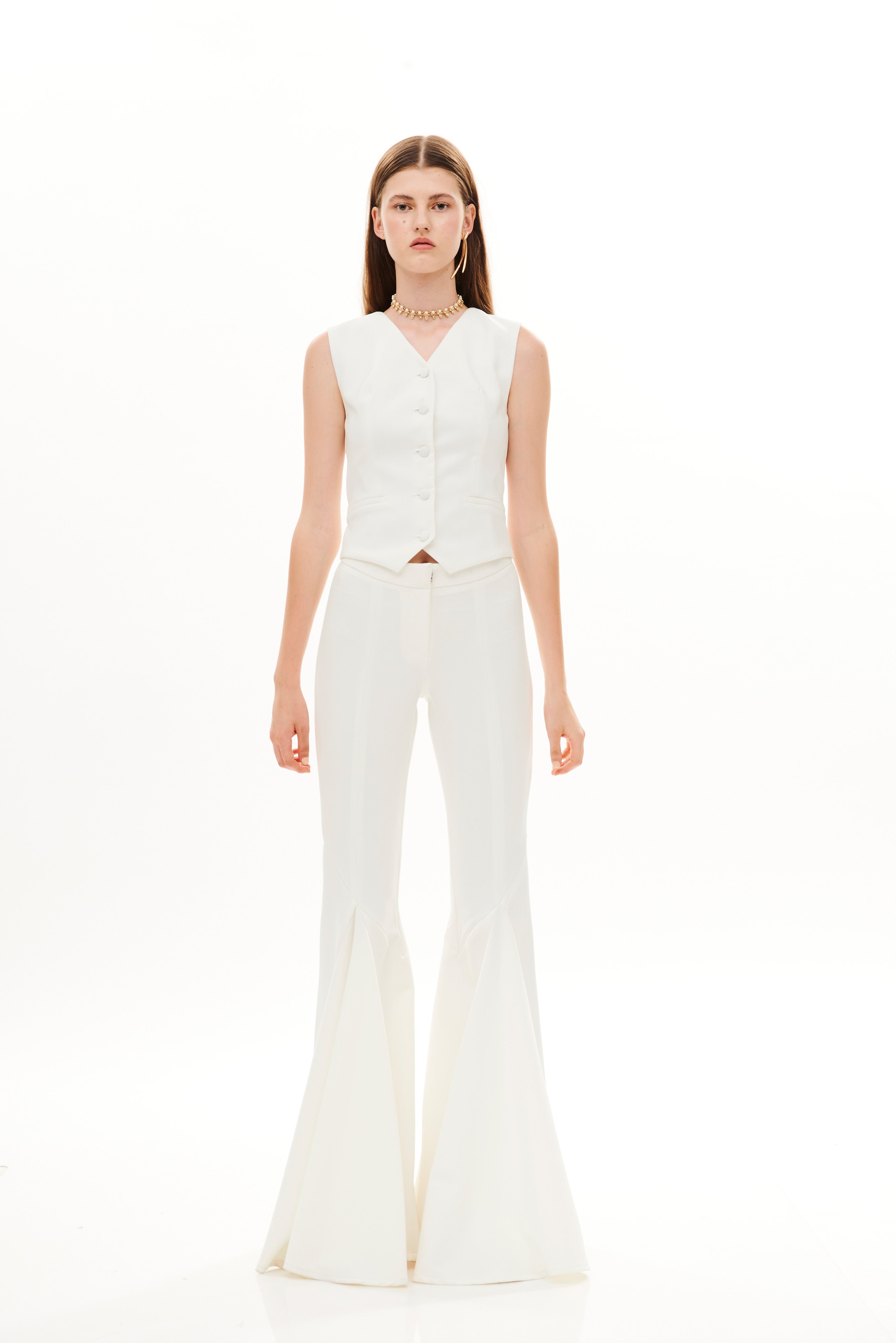 FIT CUTS  FLARED PANTS